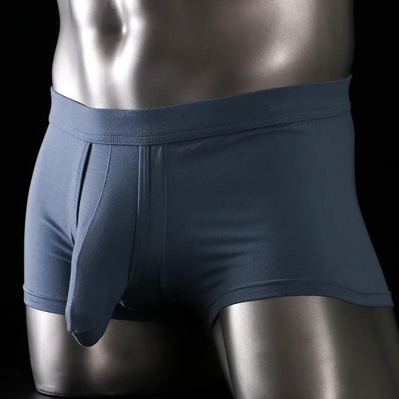 Organic Men's Antibacterial Boxer Shorts: Seamless Underwear for Ultimate Comfort  Our Lum   