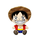 One Piece Anime Doll Figures: Zoro Luffy Chopper Ace Law Cute Plush Toy  ourlum.com 25CM Luffy 25CM 