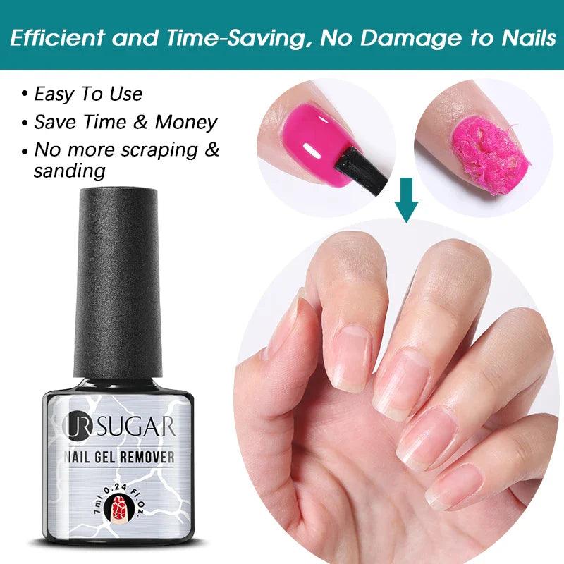 UR SUGAR Burst Gel Nail Polish Remover: Effortless, Time-Saving, Professional Results