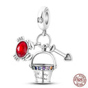 Charming Sterling Silver Red Heart Beads for Pandora Gifts