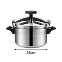 9L Aluminum Pressure Cooker High Capacity Induction Gas Compatible