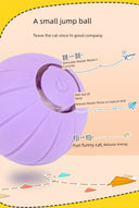 Electric Cat Toy Smart Jumping Ball USB Charging Bounce