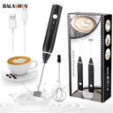 Portable Electric Milk Frothers Wireless Rechargeable Handheld Blender