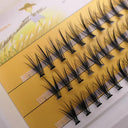 20D/30D Mink Eyelashes 1 Box /60 Bundles Natural eyelashes extension 3D Russia Individual Eyelash Cluster Makeup Tools Eye black  ourlum.com 20D-B C 8mm