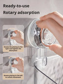 Light Luxury Style Glacier Pattern Suction Cup Shelf Holder