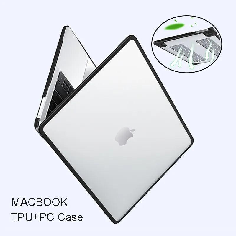 Macbook Pro 16 Laptop Case with Apple Logo Cut Out - High Quality Protection for Your Device  ourlum.com   