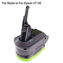 Battery Converter Adapter For Makita Dewalt Milwaukee Ryobi 18V To Dyson V6 V7 V8 Vacuum