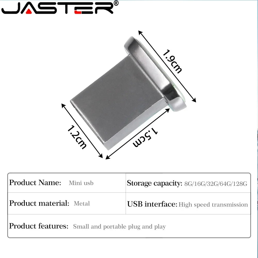 JASTER USB Flash Drive: High Speed Metal Pen Drive Waterproof Storage  ourlum.com   