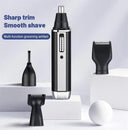 4-in-1 Rechargeable Nose Hair & Beard Trimmer: Versatile Grooming Tool  ourlum.com   