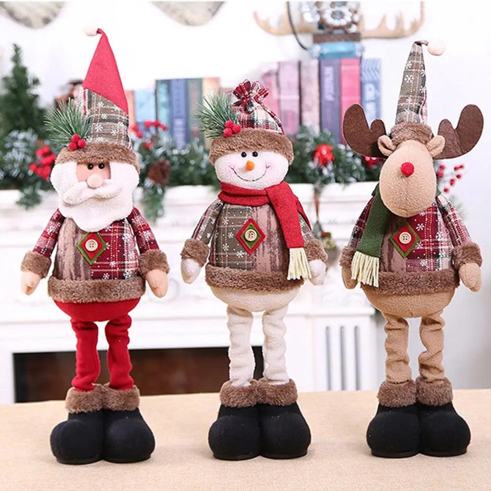 Telescopic Christmas Doll - Festive Cheer & Joyful Holiday Decor  ourlum.com   