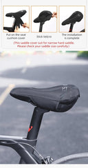 Comfortable Waterproof Bicycle Saddle Cover with Gel Foam