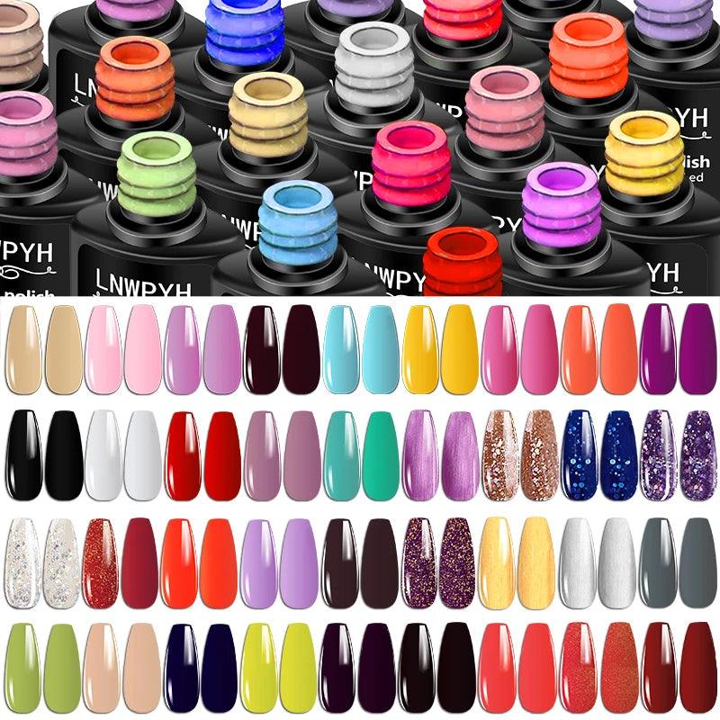 Vibrant 36 Colors Gel Nail Polish Set for Long-Lasting Manicure  ourlum.com   