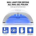 LINMANDA X5 MAX UV Gel Nail Lamp 120W Nail Dryer Light