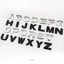 3D Metallic Silver Alphanumeric Logo Car Sticker Chrome Plated Chrome Plated Motorcycle Parts SEO: Elevate Your Vehicle Style with Premium Badge.  ourlum.com   