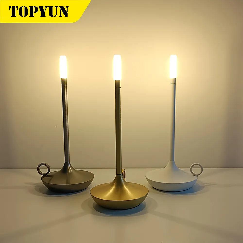 Versatile Rechargeable Table Lamp: Modern Lighting for Bedroom & Camping  ourlum.com   