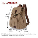 High Capacity Backpacks 2023 New Women's Outdoor Travel Canvas Bag Retro Trendy School Backpack for College Fashion Students  ourlum.com   