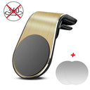 Magnetic Car Phone Holder: Ultimate Safety & Convenience for iPhone Samsung Huawei  ourlum.com Simple Gold  