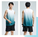 Fitness Clothes MEN'S ICE Silk Quick-dry Vest Sportswear Set Summer T-shirt Basketball Equipment Training Running Short Sleeves