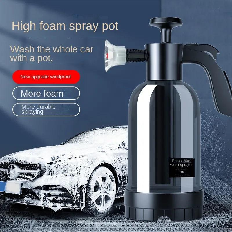 Hand Pump Foam Sprayer: Ultimate Car Cleaning Nozzle Set Snow Foam Cannon  ourlum.com   