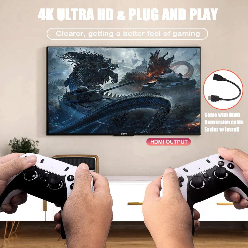 GD10 PRO Video Game Stick Console 2.4G Double Wireless Controller Game 4K 58000 Games 256GB Retro Games Boy Christmas Gift  ourlum.com   