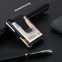 Forged Carbon Fiber Card Holder Wallet Men RFID Slim Luxury