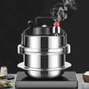 304 Stainless Steel Mini Pressure Cooker Portable Quick Pot