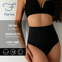 Flarixa Flat Belly Shaping Thong High Waist Panties for Women