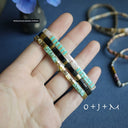 Add Several Miyuki Miyuki Tila Imitating Stone Colorful Bracelet