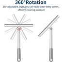 360 Degree Rotating Shower Squeegee for Sparkling Bathroom Cleaning  ourlum.com   