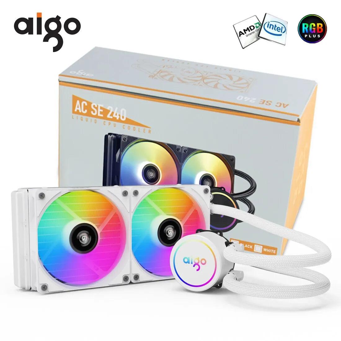 Aigo ACSE Liquid CPU Cooler: Efficient RGB Heatsink & Intelligent Cooling  ourlum.com   