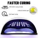 UV LED Nail Lamp: Professional Gel Polish Dryer Memory Function