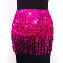 Nightclub Sparkling Sequin Tassel Skirt Disco Festival Fashion