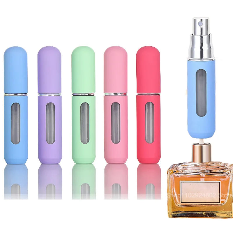 Candy Color Mini Perfume Refill Bottle: Portable Travel Essential