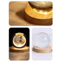 Cosmic 3D Crystal Ball LED Night Light Magical Home Décor