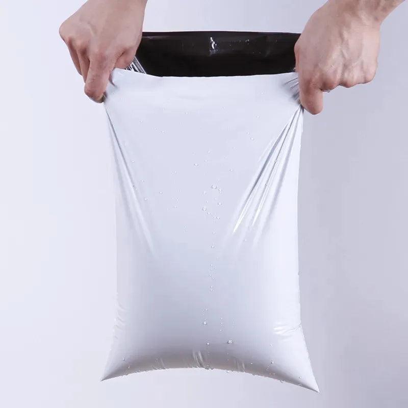 Convenient White Self-Seal Courier Bags - Pack of 50  ourlum.com 11x18cm 50pcs  