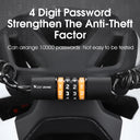 Portable Anti-Theft Cable Lock for Helmets and Bicycles