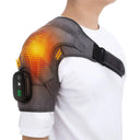 Electric Heating Shoulder Massager Vibration Support Belt