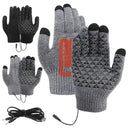 USB Heated Touchscreen Gloves for Winter Sports Activities