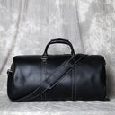 New Retro Male Carry-on Bag Large Capacity Leather Bag