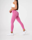 Contour Seamless Leggings Womens Butt Lift Curves Pink C6206