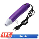 Hot Air Gun Electric Power Heat Blower for DIY Crafts & Shrink Tubing  ourlum.com Purple  