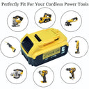 High-Capacity 18V Lithium Battery for DeWalt DCB184 DCB200