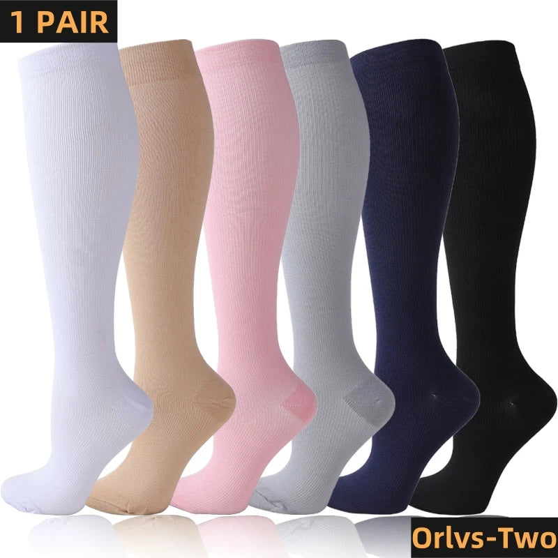 New Compression Socks for Leggings Running Pressure Soccer Adult Socks Korean Edition Network Red Pressure Nurse Men Socks