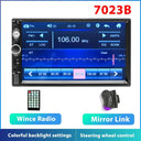 Podofo Car Radio HD Autoradio Multimedia Player Touch Screen