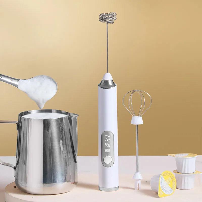 Portable Electric Milk Frother: Effortless Frothing for Coffee & More  ourlum.com   