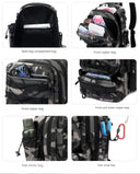 Camouflage Lure Fishing Bags Multi-functional Backpack Large Capacity