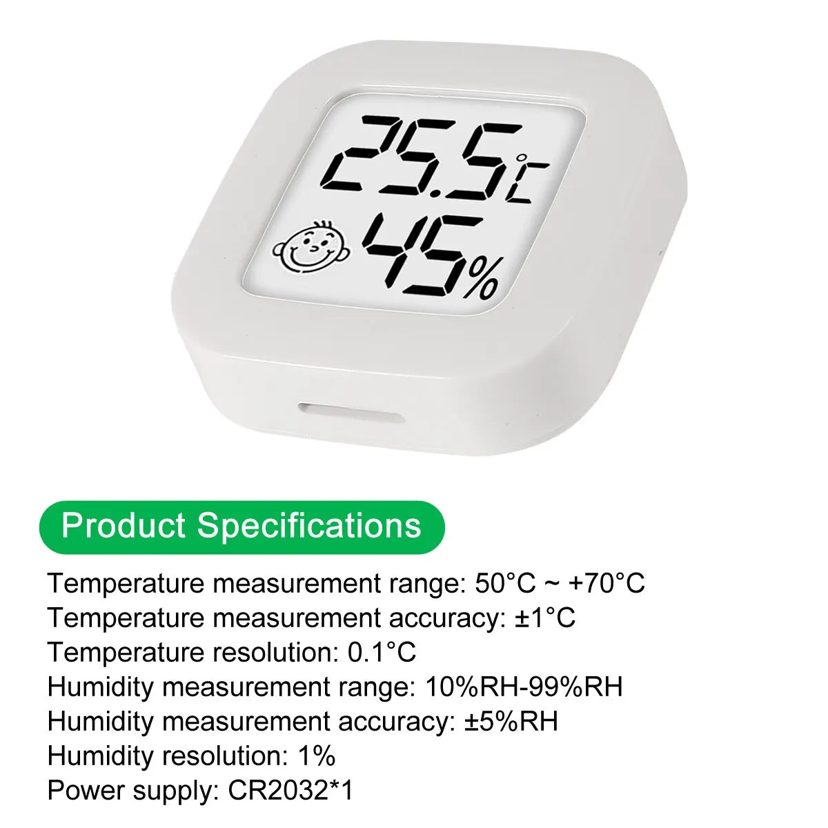 4pcs Digital Thermometer Hygrometer Indoor Mini Temperature LCD Electronic Monitor Hygrometer Outdoor Room Baby