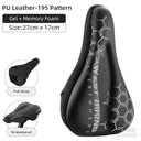 Gel Memory Foam Waterproof Bike Seat Cover for Comfort