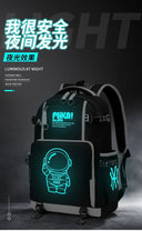 Waterproof Glow-in-the-Dark Children's Backpack for Boys