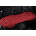 Car Seat Cover Front Rear Flocking Cloth Cushion Non Slide Winter